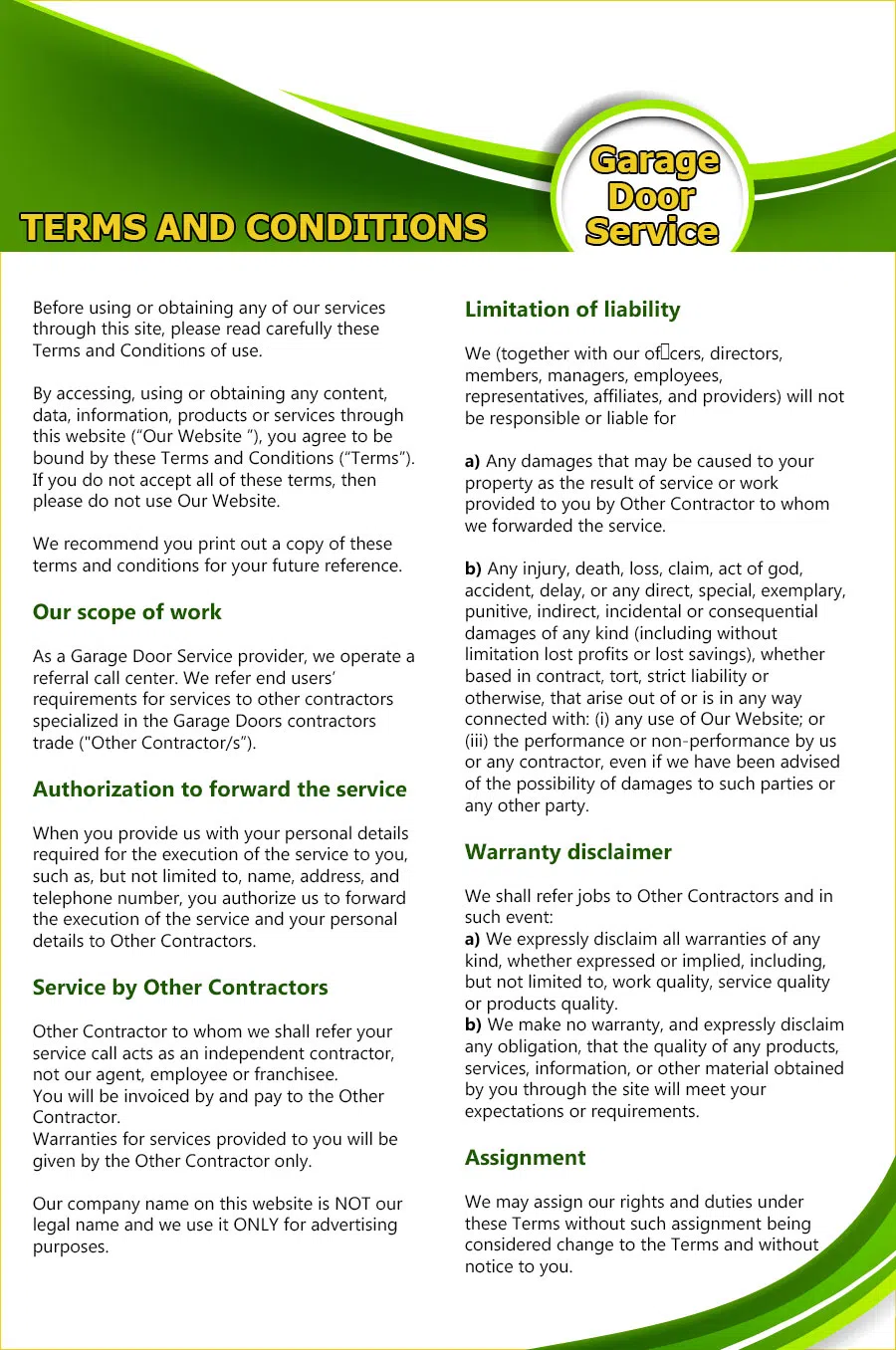 Master Garage Door Service Pasadena, TX 713-965-6384